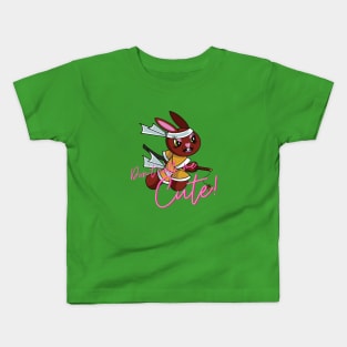 Samurai Bunny - Don't Call Me Cute Kids T-Shirt
